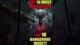 top 10 dangerous insects | dangerous insects, most dangerous insects | deadliest insects on Earth