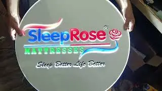 Slim Brand Logo, Acrylic Logo, Size 2'x2' | Led Acrylic Logo Display | @MiqasaArt #AliAkbar #dhanbad