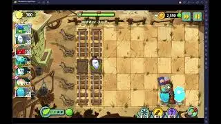 Pvz2 : Trap the Flag Cowboy Zombie