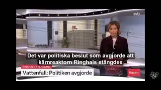 Sossarnas politiska 2015 beslut st&auml;ngde Ringhals 1 o 2