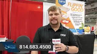 MFG Tray loves the US Pizza Team. Matt Morian live @ PPNE23!