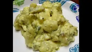 Рецепт картофельного салата в южном стиле от моей бабушки со свежим укропом и блюдом Instant Pot
