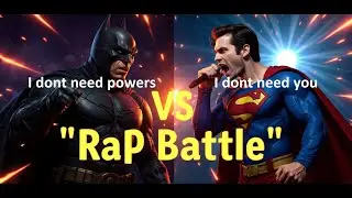 Insane Rap Battle Superman Vs Batman One more time