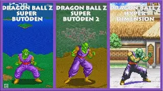 Dragon Ball Z PICCOLO Graphic Evolution 1993-1996 (Super Nintendo) SNES