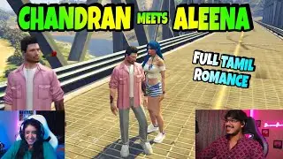 Chandran Meets Aleena 😌❤️ Tamil അറിയോ Chandra 😅 Full Romantic Chandran 😂😁 Funny Moments 👀💯
