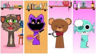 Oh No | Help Sprunki Talking Tom x Catnap x Mr Bear x Anne Pirat | Incredibox Sprunki Animation