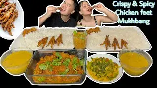 Vlog 89 // Spicy & Crispy Chicken Feet&rsquo;s with Dal Saag & Piro Achar //