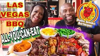 $45 ALL YOU CAN EAT BBQ IN LAS VEGAS | ROLLIN SMOKE BARBEQUE | COLLB W/ @LLIPS