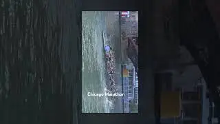 Eddie Djenev at stroke, New Trier Varsity 3, 8+, Chicago Marathon