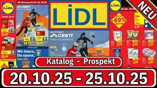 LIDL Prospekt 20.10.2025–25.10.2025! | NEUE Angebote & Aktionen!