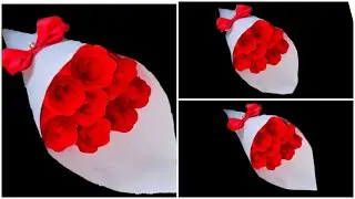How To Make A Stunning Paper Flower Bouquet | Valentine