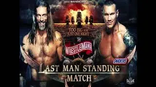 WWE 2020 Wrestlemania - 36 | Night - 2 Result | Edge defeated Randy Orton in Last Man Standing Match