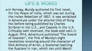 Talbot Mundy life & Works