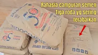 Semen Tiga Roda! Perbedaan Semen OPC Semen PPC dan Semen PCC! Perbandingan Campuran Beton yang Benar