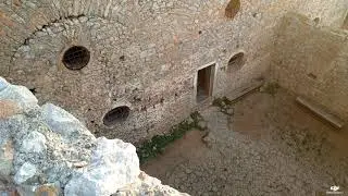 Palamidi castle as the sun goes down