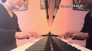 Adult Piano Learning Progress 大龄&ldquo;琴童&rdquo;学琴记  Week 42&43 Czerny 599 No. 80