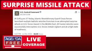 Iran Launches “Surprise Missile Attack” on U.S. Forces - LIVE Breaking News Coverage
