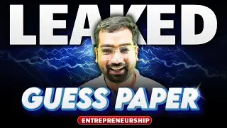 🚨 GUESS PAPER 1 🔥 | Class 12 Entrepreneurship | CBSE Board Exam 2025&ndash;26