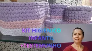 Kit Higiene para bebê e um lindo testemunho.  