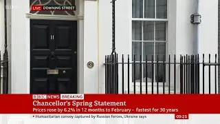 BBC News at 9 - 23rd March 2022 (CHANCELLOR'S SPRING STATEMENT)