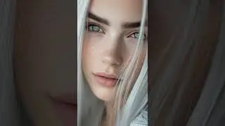 Silent Whisper &ndash; White-Haired Intimate Portrait