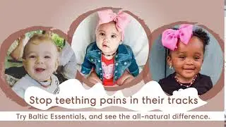 Baltic Amber Teething Necklace for Babies