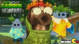 Plants Vs. Zombies: Garden Warfare - Soldier Zombie vs Fire Cactus