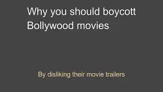 Why you should DISLIKE movie trailers and boycott (Sadak 2)