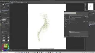 Clip Studio - Custom brush settings for scattering and textures