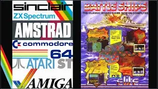 BATTLE SHIPS COMPARATIVA Zx Spectrum Amstrad C64 Atari ST Amiga Nostalgia Comentarios Experiencias