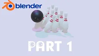 Blender (2.9) bowling ball and clubs modeling tutorial PART 1 🎳