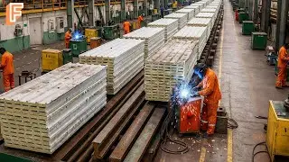 How Millions Of Rockwool Insulation Panels Are Made Inside Massive Factory Production Line