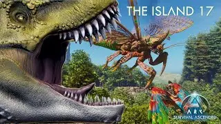THE ISLAND EP17: Battling GIANT BUGS in the Swamp! (ARK SURVIVAL ASCENDED)