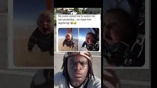 My sister asked me to watch her son yesterday... so I took him skydiving!