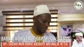 BABALOWORO THURSDAY SPECIAL CLASS