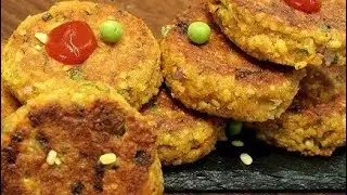 Lal masoor aur pili mung ki healthy tikki 🤤