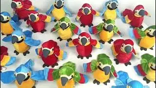 Talking and singing parrot electric plush toy