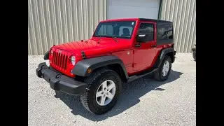 2017 Red Jeep Wrangler Sport JK