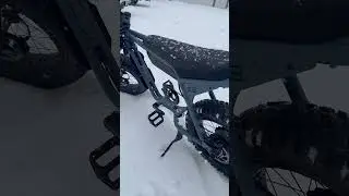 Super 73 in the snow