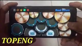PETERPAN -TOPENG || REAL DRUM INDONESIA