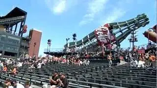 Inside the San Francisco Giants stadium @ At&t park!