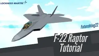 F-22 Raptor Stealth Fighter Jet Tutorial V2 (Roblox Build a Boat for Treasure)