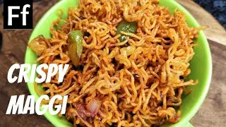 Crispy Maggi I fried noodles I fried maggi in tomato sauce