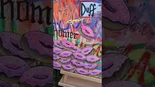 Sp&eacute;cial Horrow Show 🎃 Homer Simpson by Oupa #art #simpsons #graffiti #funny #drawing #trending #oupa