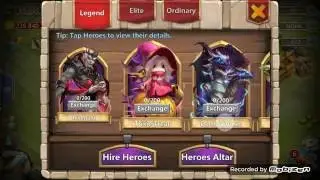 Castle Clash| Rolling for the new hero Revenant!! Update review!!!!