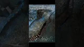 C&oacute;mo tuvo que haber sido esta pelea en realidad 🥶 #ghadrielk#edit#jurassicworld#rexy#indominusrex