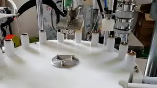 Nasal spray cans filling crimping machine rotary liquid filler cans crimper