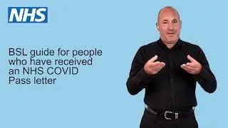 BSL guide for NHS COVID-19 post-vaccination letter