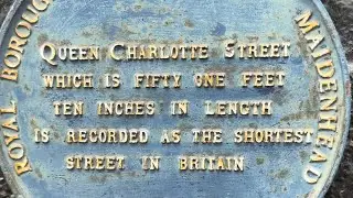 🇬🇧 SHORTEST STREET IN BRITAIN: QUEEN CHARLOTTE STREET IN WINDSOR, 4k60 HDR