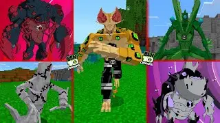 😍 INSTALL BEN 10 V1 OMNIVERSE MOD FOR MINECRAFT PE 🔥| MCPE 1.21+